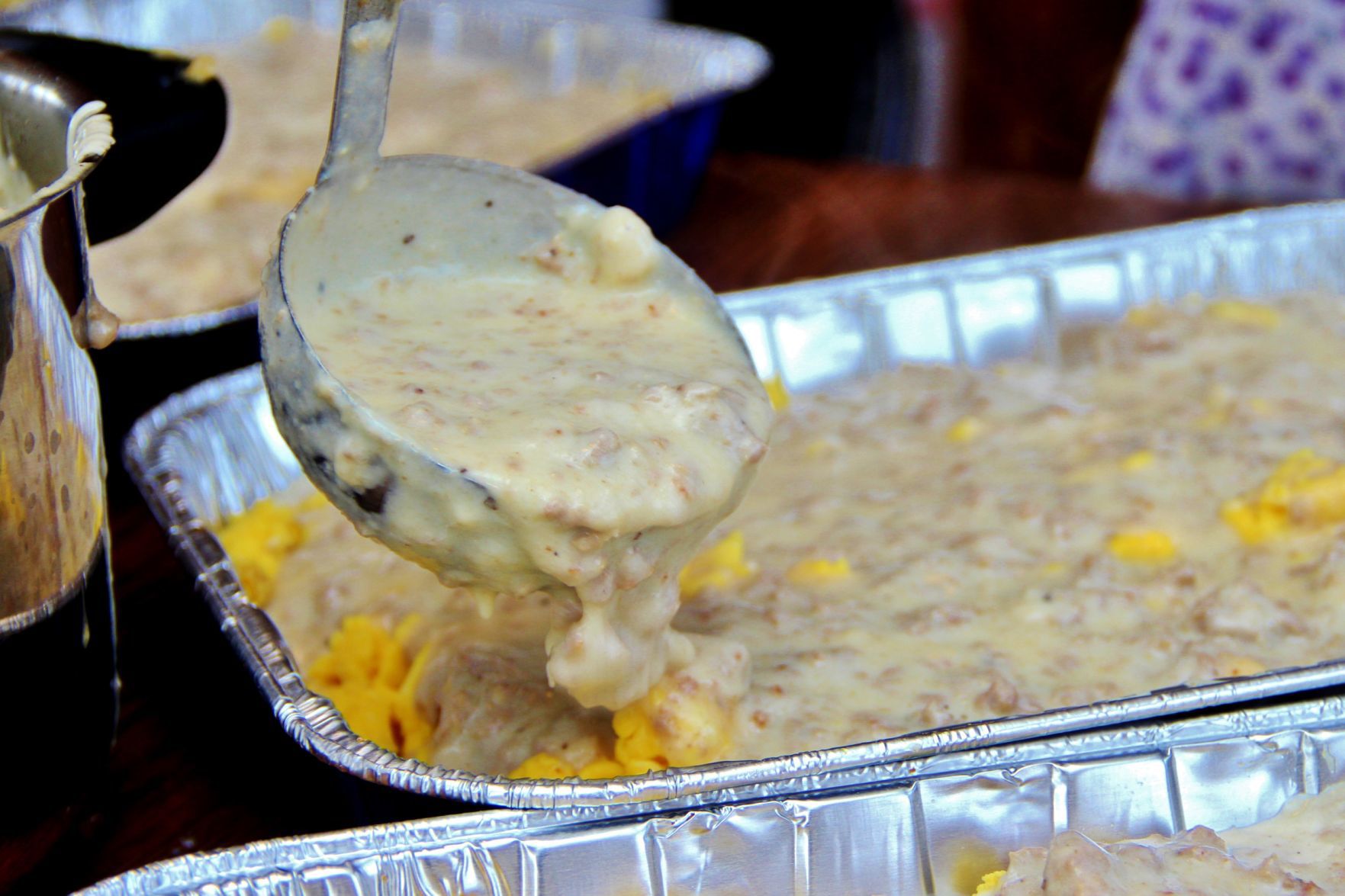 Layered Pancake Breakfast Casserole